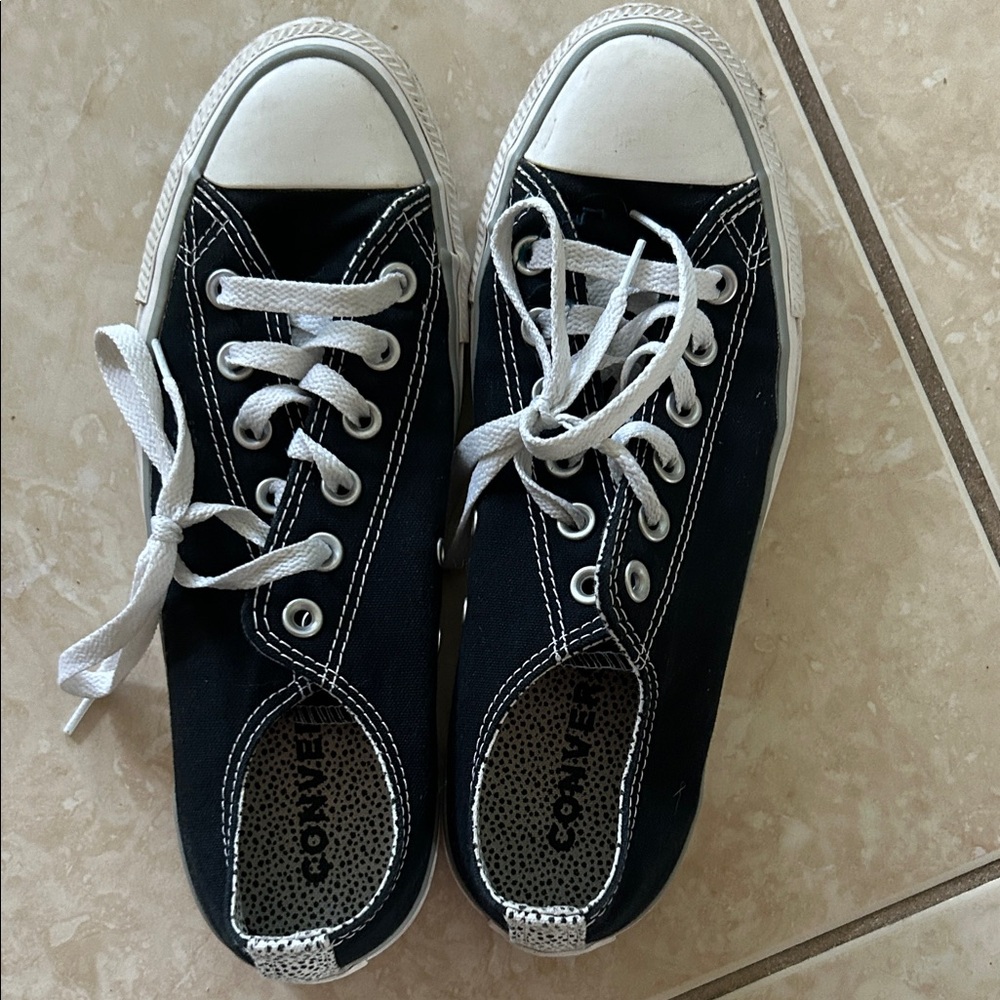 Converse Classic Black and White Canvas Shoes